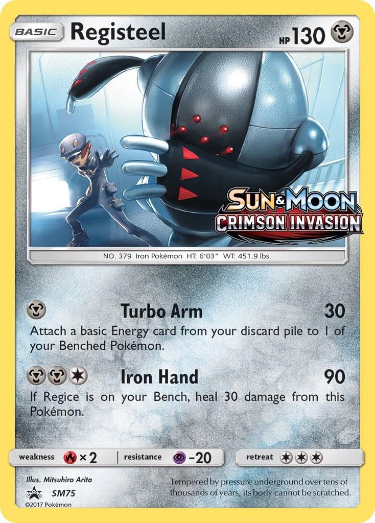 2016 Promo Registeel #SM75 card
