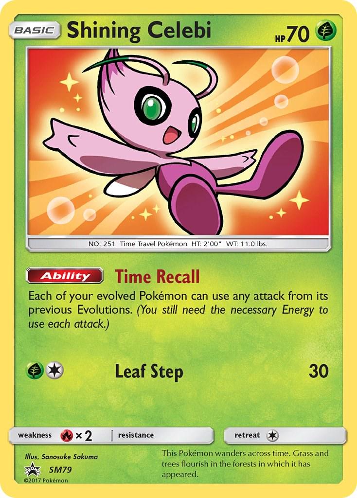 2016 Promo Shining Celebi #SM79 card