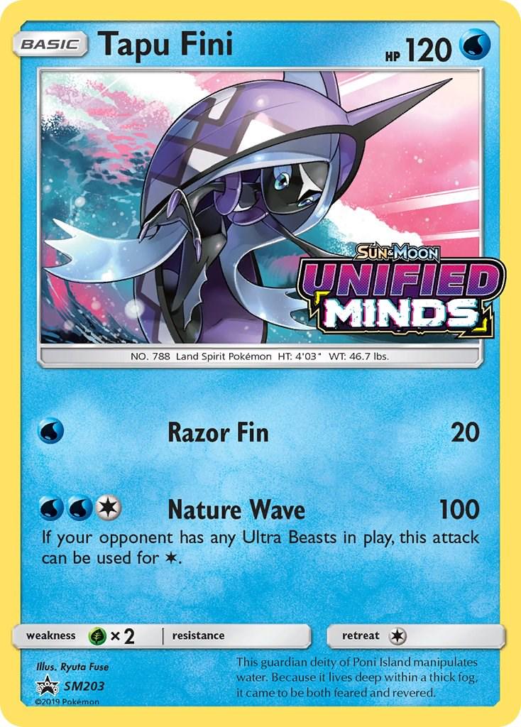 2016 Promo Tapu Fini #SM203 card