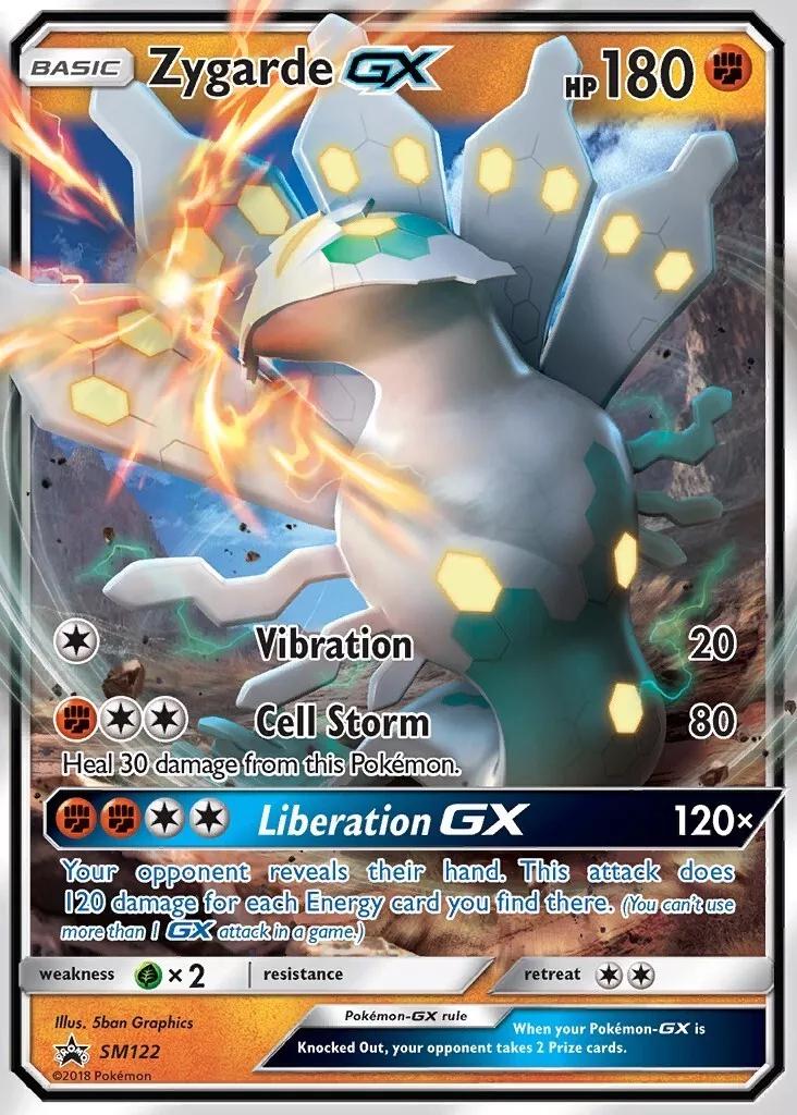 2016 Promo Zygarde GX #SM122 card