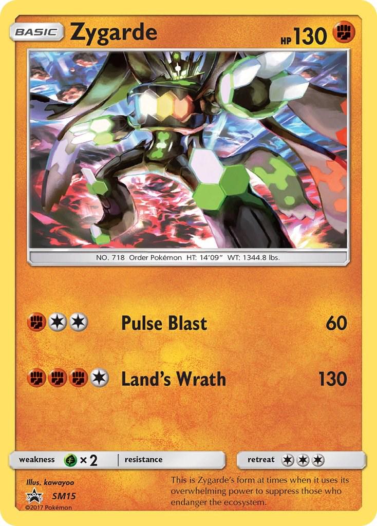 2016 Promo Zygarde #SM15 card