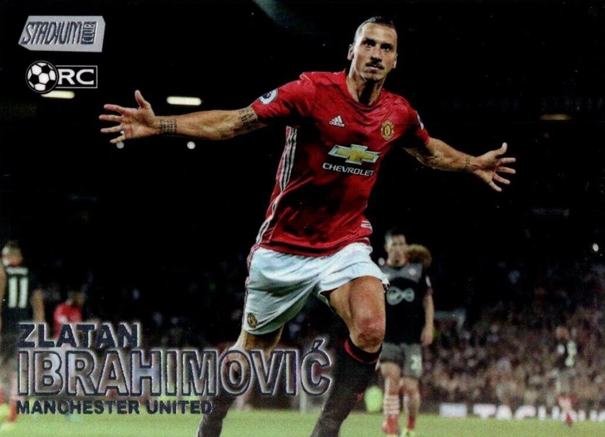 2016 Stadium Club Premier League Zlatan Ibrahimovic #16 card