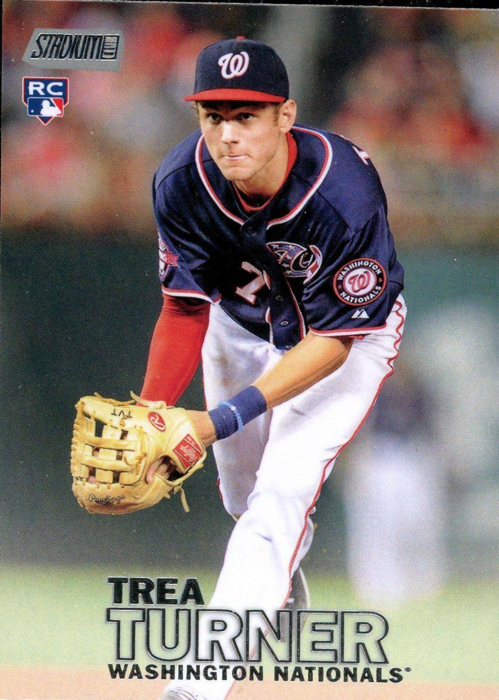 2016 Stadium Club Trea Turner #225 card