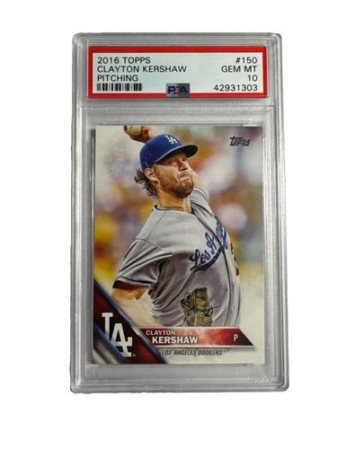 2016 Topps Clayton Kershaw #150 card