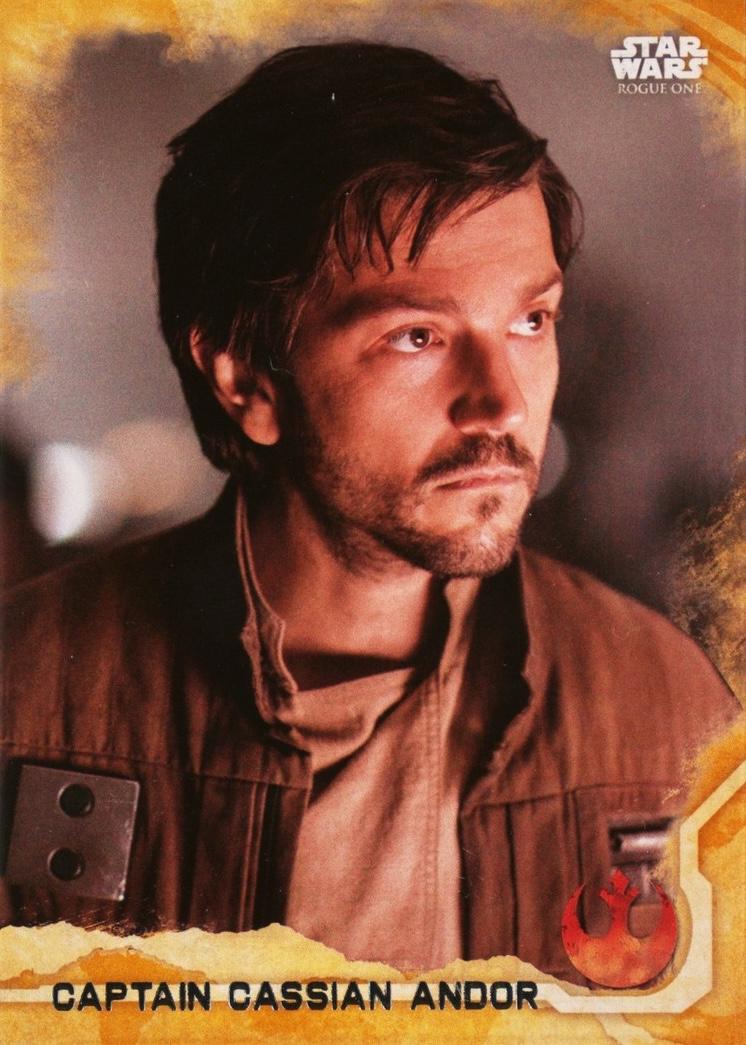 2016 Topps Rogue One Captain Cassian Andor [Gold] #2 card