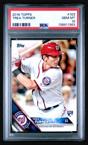 2016 Topps Trea Turner #103 card