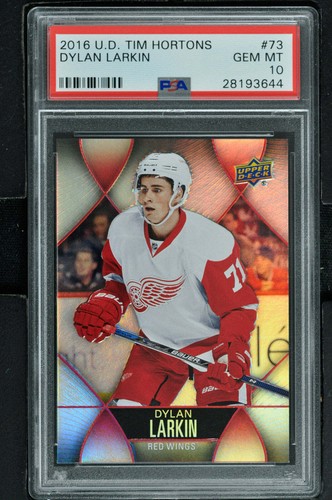 2016 Upper Deck Tim Hortons Dylan Larkin #73 card