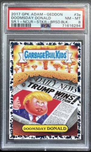 2017 Adam-Geddon Doomsday DONALD [Black] #3a card
