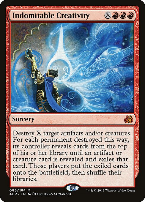 2017 Aether Revolt Indomitable Creativity #85 card