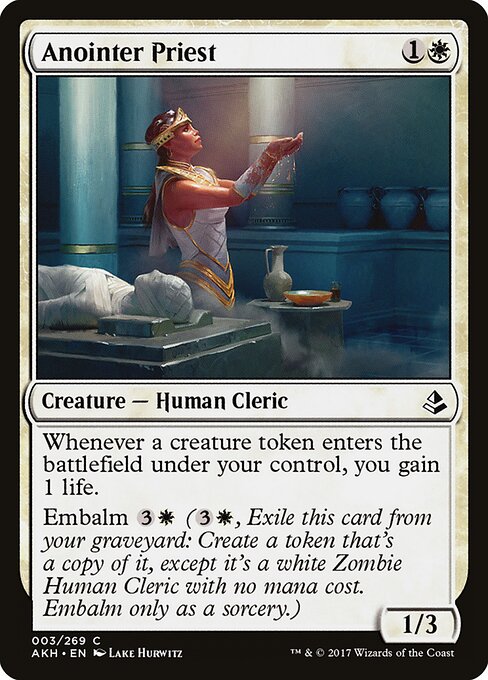 2017 Amonkhet Anointer Priest #3 card