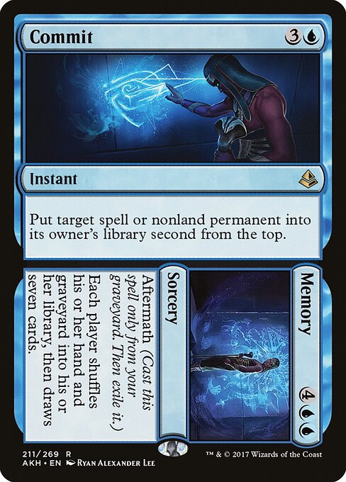 2017 Amonkhet Commit // Memory #211 card