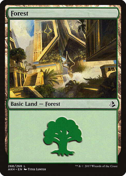 2017 Amonkhet Forest #267 card