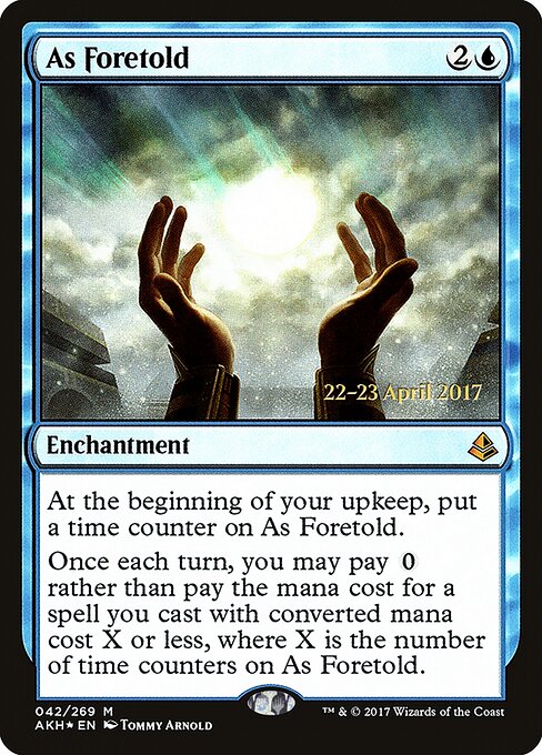 2017 Amonkhet Promos As Foretold #42s card