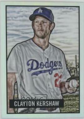2017 Bowman 1951 Chrome Clayton Kershaw #13 card