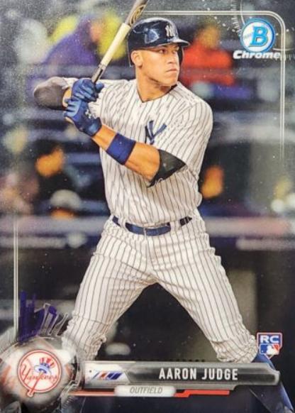 2017 Bowman Chrome Aaron Judge [Batting] #56 card