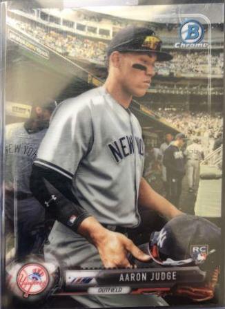 2017 Bowman Chrome Aaron Judge [In Dugout] #56 card