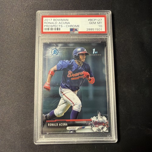 2017 Bowman Chrome Prospects Ronald Acuna #BCP-127 card
