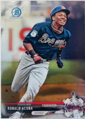 2017 Bowman Draft Chrome Ronald Acuna #BDC39 card
