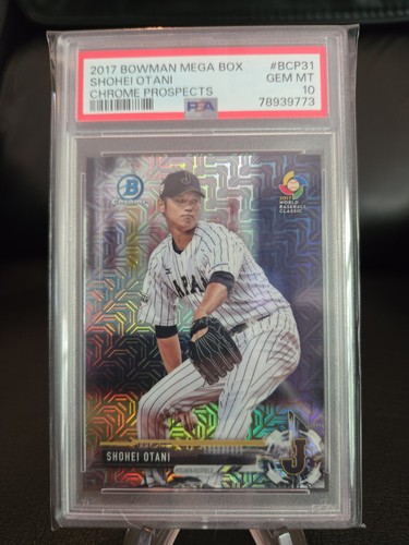 2017 Bowman Mega Box Chrome Prospects Shohei Ohtani #BCP31 card