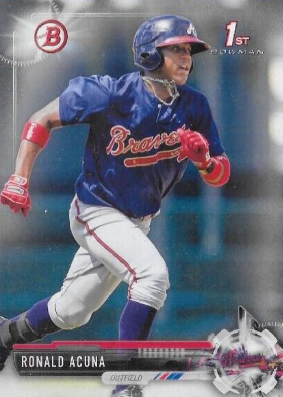 2017 Bowman Prospects Ronald Acuna #BP127 card