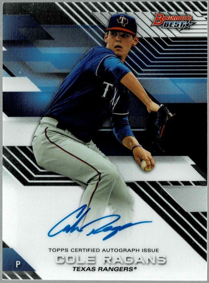 2017 Bowman's Best of Autograph Cole Ragans #B17-CR card