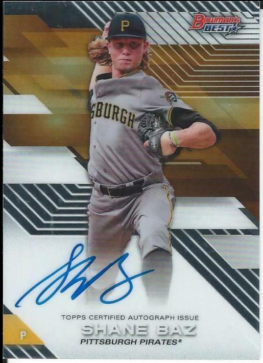 2017 Bowman's Best of Autograph Shane Baz #B17-SB card