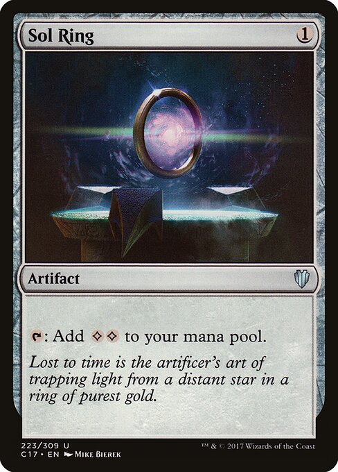 2017 Commander 2017 Sol Ring #223 card