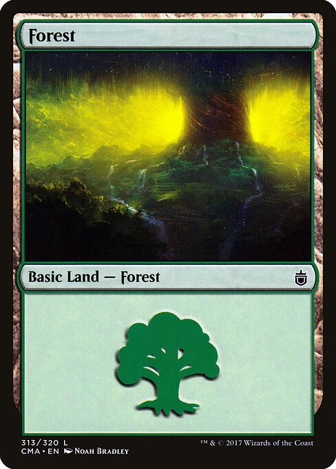 2017 Commander Anthology Forest #320 card