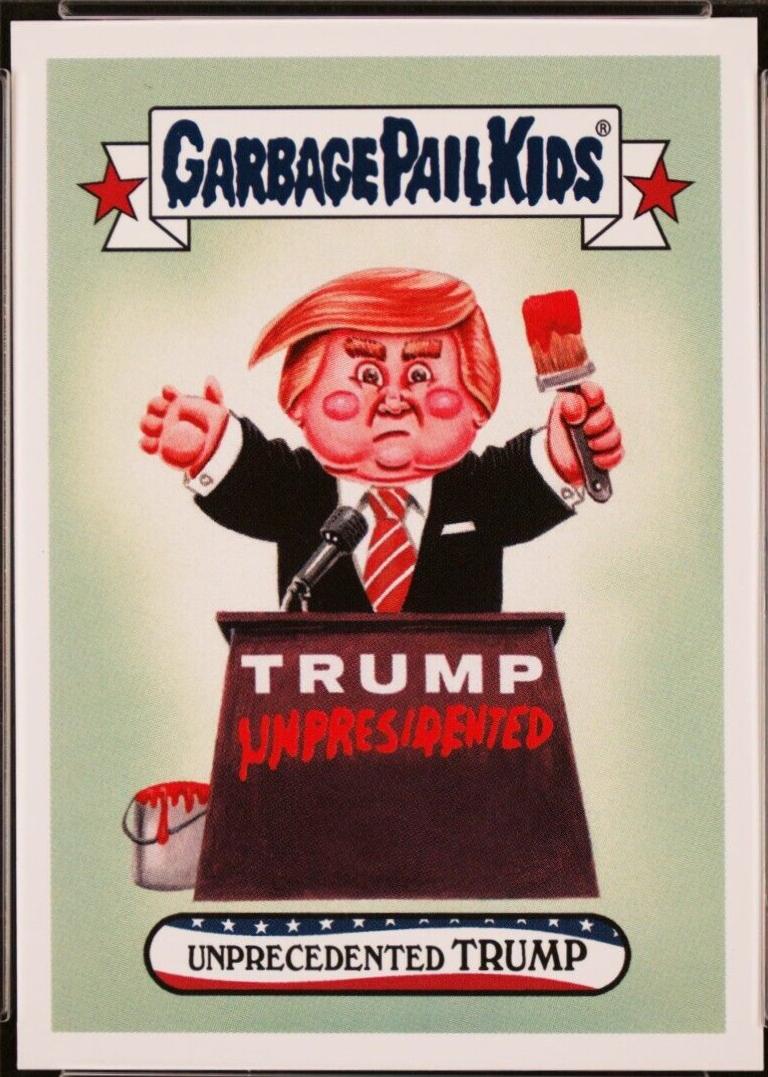 2017 Disgrace to the White House Unprecedented Trump #121 card