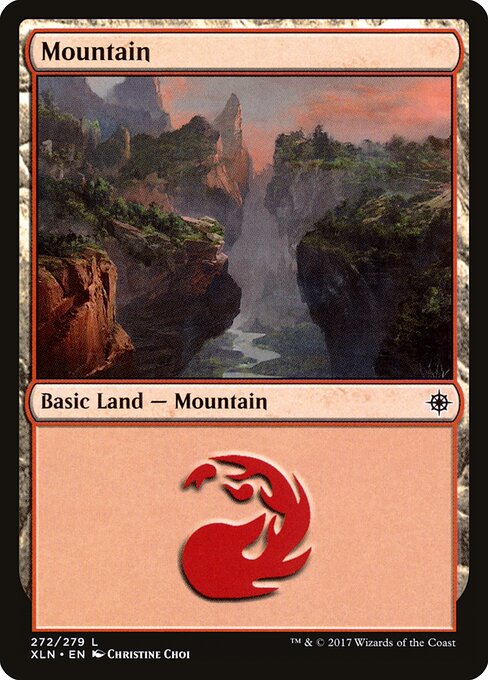 2017 Ixalan Mountain #273 card