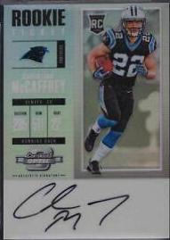 2017 Panini Contenders Optic Christian McCaffrey [Autograph] #111 card