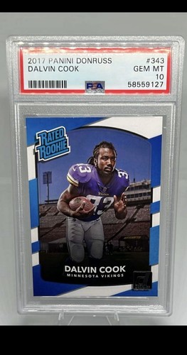 2017 Panini Donruss Dalvin Cook #343 card