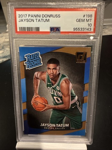 2017 Panini Donruss Jayson Tatum #198 card