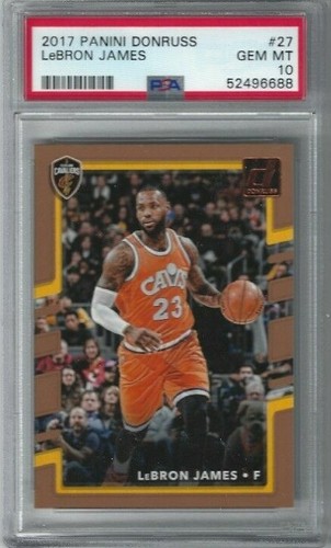 2017 Panini Donruss LeBron James #27 card