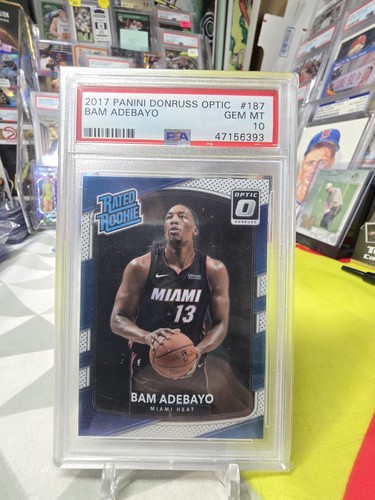 2017 Panini Donruss Optic Bam Adebayo #187 card