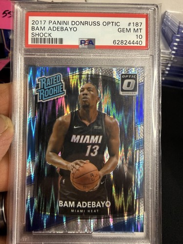 2017 Panini Donruss Optic Bam Adebayo [Shock] #187 card
