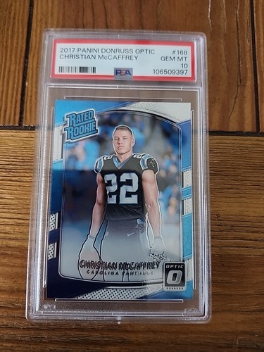 2017 Panini Donruss Optic Christian McCaffrey #168 card