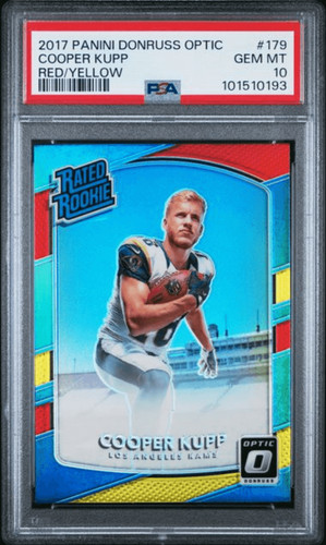 2017 Panini Donruss Optic Cooper Kupp [Red, Yellow] #179 card
