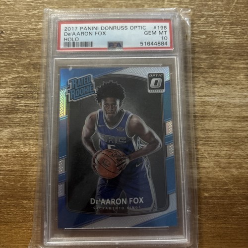 2017 Panini Donruss Optic DE'Aaron Fox [Holo] #196 card