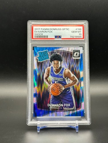 2017 Panini Donruss Optic DE'Aaron Fox [Shock] #196 card