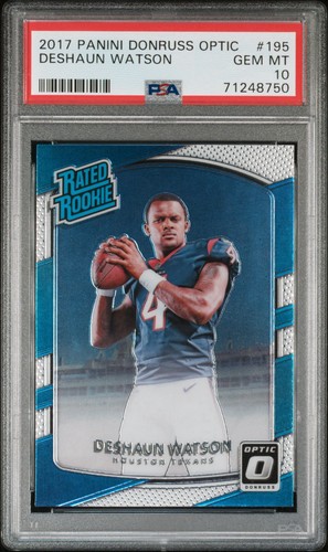 2017 Panini Donruss Optic Deshaun Watson #195 card