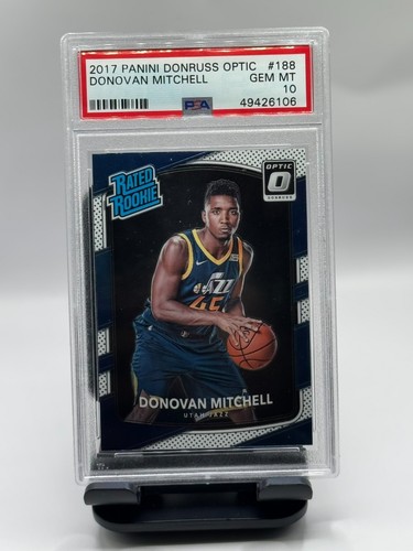 2017 Panini Donruss Optic Donovan Mitchell #188 card