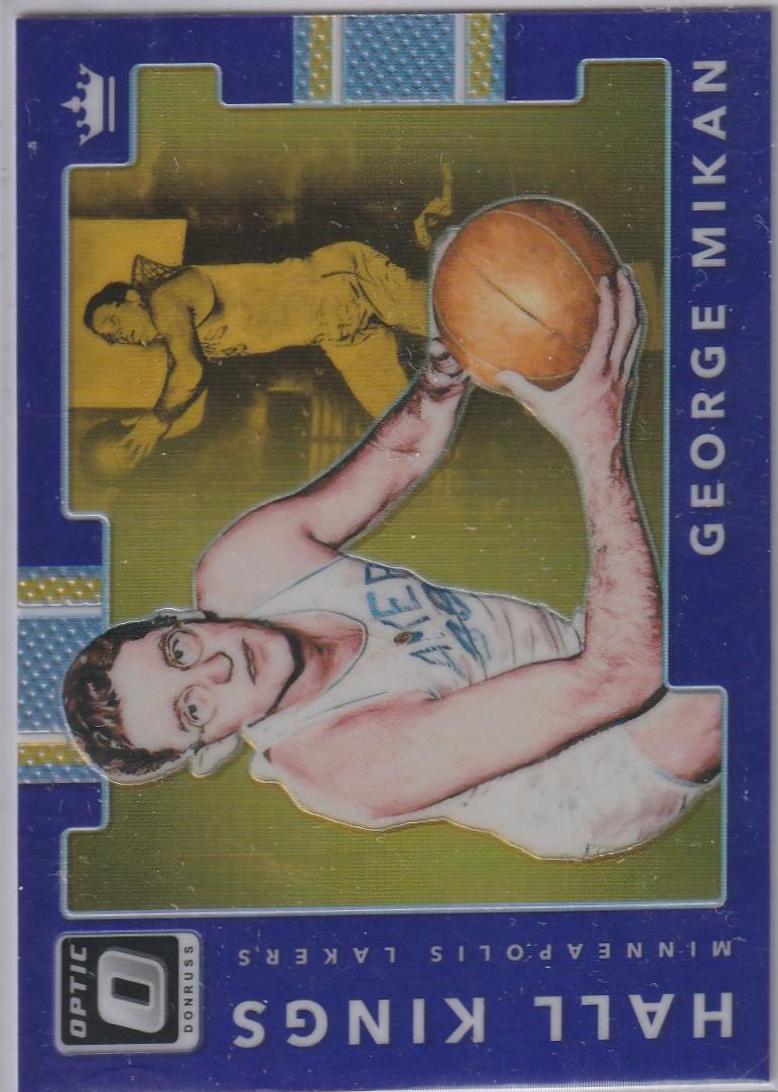 2017 Panini Donruss Optic Hall Kings George Mikan #8 card
