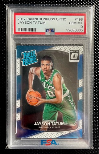 2017 Panini Donruss Optic Jayson Tatum #198 card