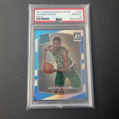2017 Panini Donruss Optic Jayson Tatum [Holo] #198 card