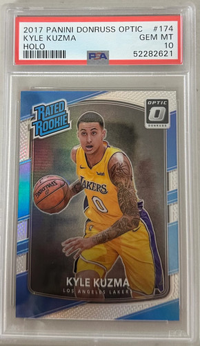2017 Panini Donruss Optic Kyle Kuzma [Holo] #174 card