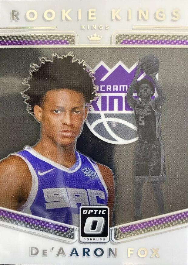 2017 Panini Donruss Optic Rookie Kings DE'Aaron Fox #5 card