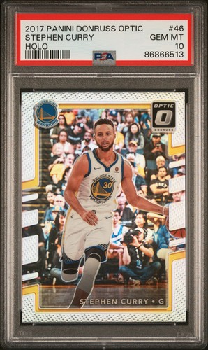 2017 Panini Donruss Optic Stephen Curry [Holo] #46 card