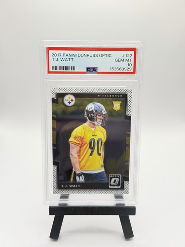 2017 Panini Donruss Optic T.J. Watt #122 card