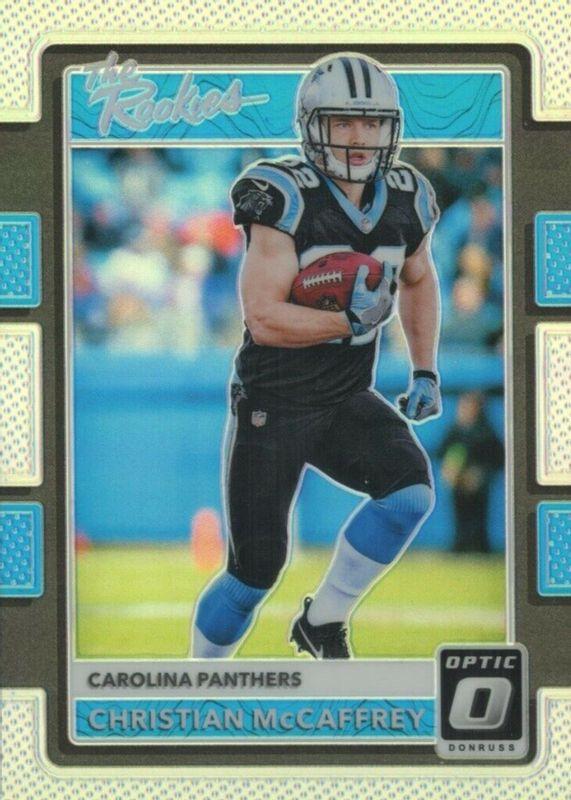 2017 Panini Donruss Optic the Rookies Christian McCaffrey #5 card